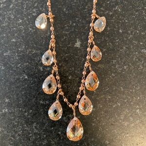 18k Rose Gold Over Sterling Silver Necklace